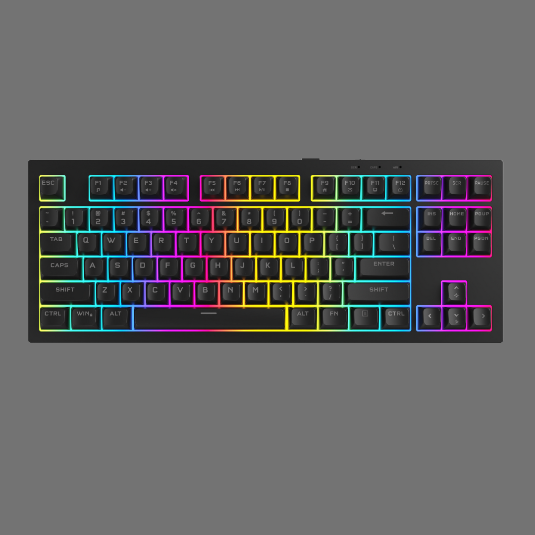 AZOTH Onyx Black — 87-Key RGB Gaming Keyboard