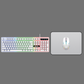 AZOTH LUMEN White Gaming Keyboard & Mouse Combo