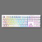 AZOTH Monolith White 108-Key RGB Gaming Keyboard