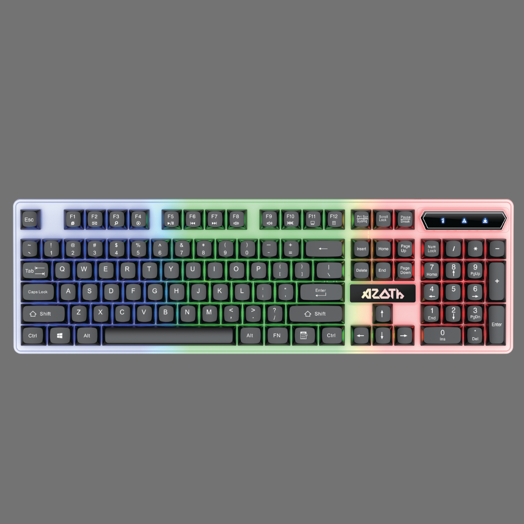 AZOTH LUMEN Keyboard & Mouse Combo — 104 Keys, RGB, Mousepad