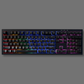 AZOTH Monolith Black 108 Keys Gaming Membrane Keyboard